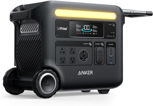 Unleash Unstoppable Power Anywhere with the Anker SOLIX F2600 Portable Power Station: Your Ultimate Solar Generator for Outdoor Adventures & Emergency Backup