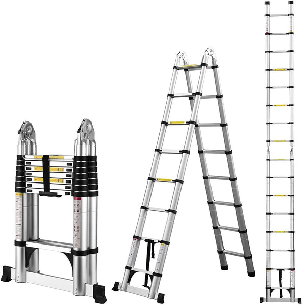 Meet the COOCHEER Telescopic Ladder – your space-saving, problem-solving hero!