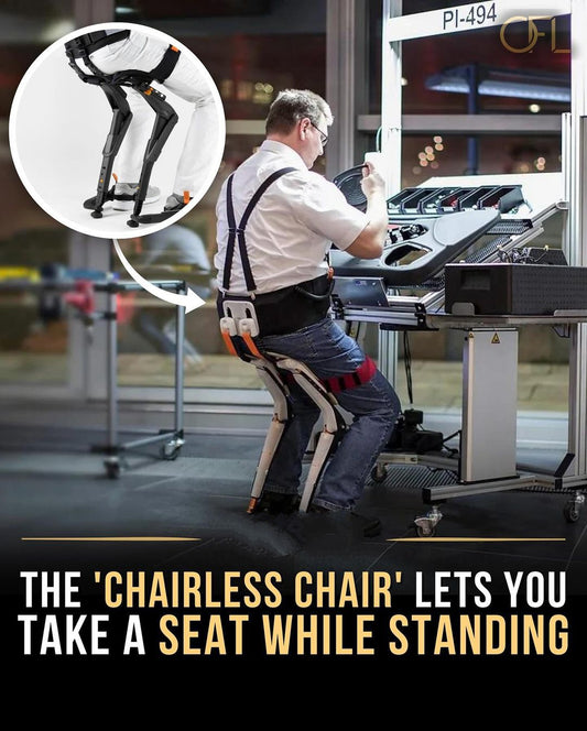 Revolutionizing the Workplace: The Chairless Chair by Noone