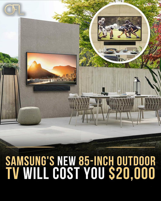 Introducing Samsung's New Neo QLED 'The Terrace' TV - Now in an Incredible 85-Inch Display! 📺