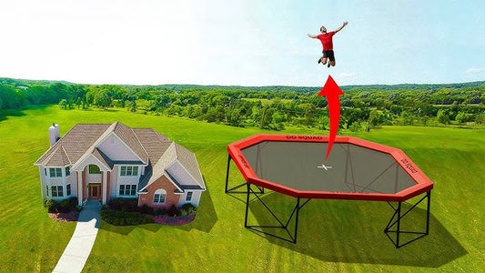 Experience Extreme Fun with the World's Biggest Trampoline: DD Squad MEGATRAMP – Customizable and Safe!