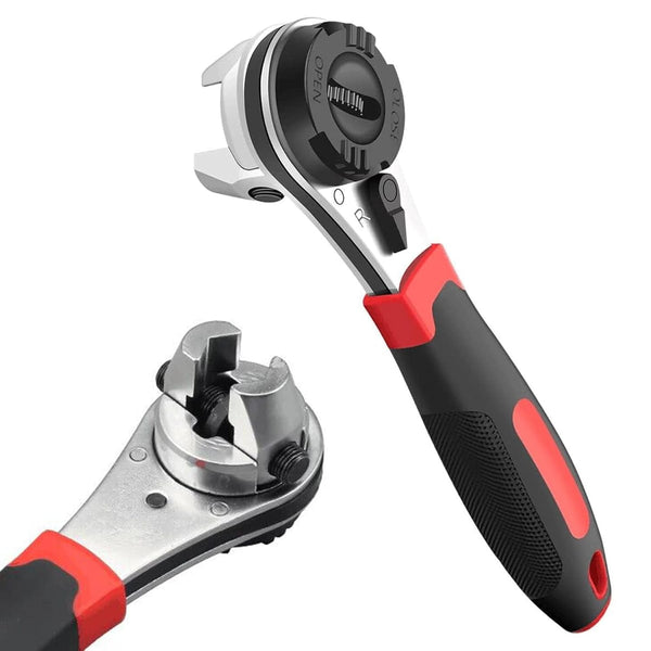 Master Every Fix with the Adjustable Multifunctional Ratchet Wrench!