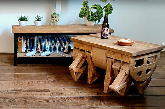 Build Your Own Unique Carpentopod: The 12-Leg Walking Coffee Table Everyone's Talking About