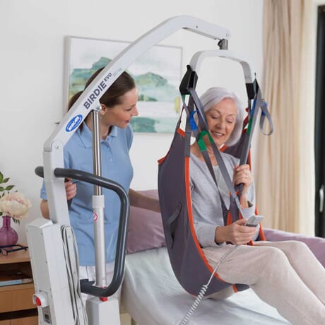 CareLift Pro - Elderly & Patient Hoist Sling with Support Plate, Divided Leg Shower Transfer System.