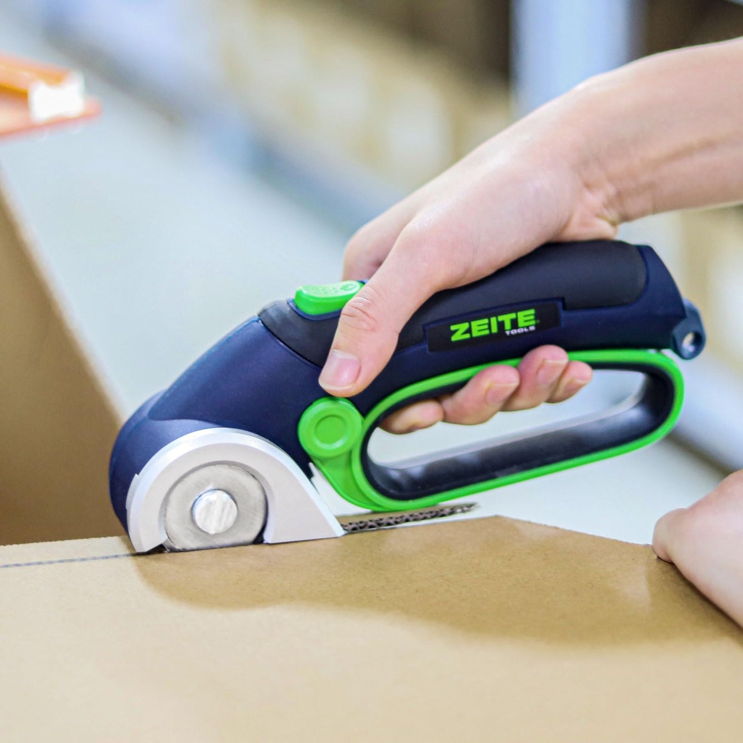 PowerSlice 4V Electric Scissors - Cordless Electric  Cardboard Cutter