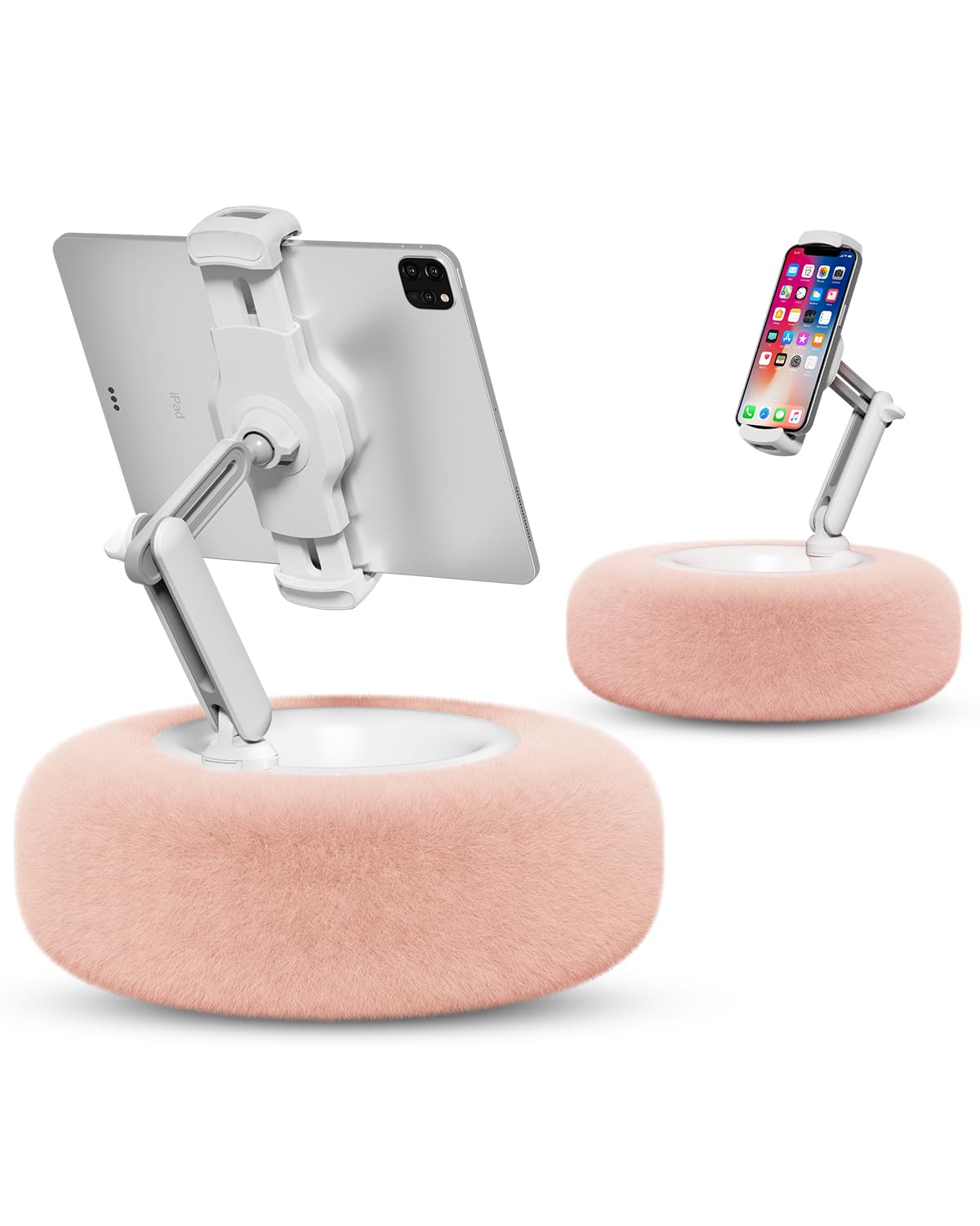 SnuggleStand 360: Plush Tablet & Phone Holder