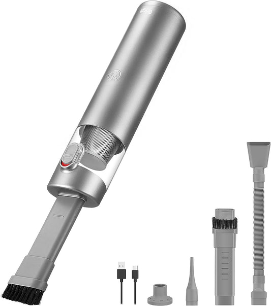 Cordless Handheld Vacuum & Air Duster & Hand Pump 3 in 1 solution