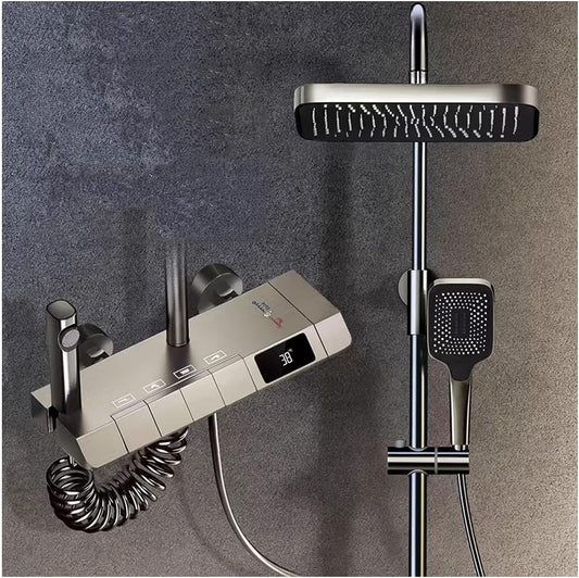 Luxury Piano Key Shower Faucet Set system
