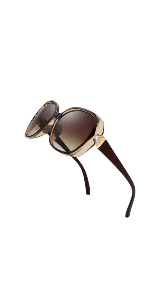 The Fresh Women's Oversized Jackie O Rhinestone Sunglasses