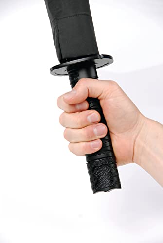 Samurai Umbrella - Ninja Sword Handle, Compact Design ☔🗡️