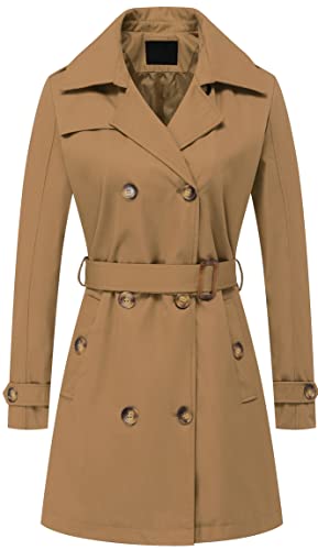 Classic Camel Belted Coat