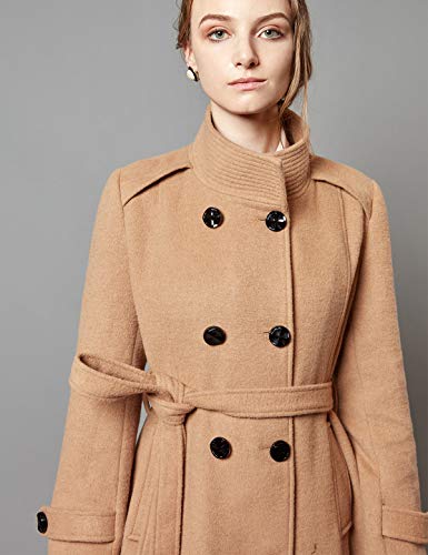 Camel Wool Belted Coat - The Superstacks