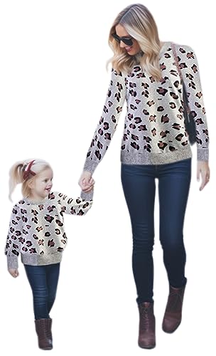 Leopard Print Mommy & Me Sweatshirt