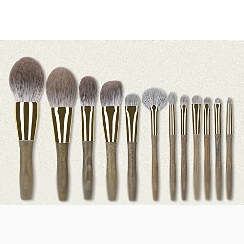 Green Sandalwood Makeup Brush Set - The Superstacks