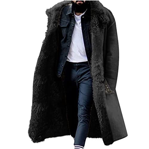 Men's Fur Collar Overcoat (2024 Winter Fashion)