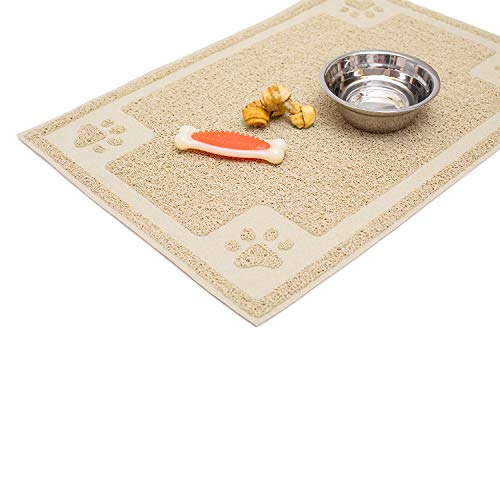 Cavalier Pets Dog Bowl Mat - Non-Slip, Waterproof, Easy to Clean