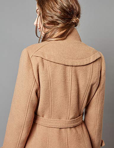 Camel Wool Belted Coat - The Superstacks