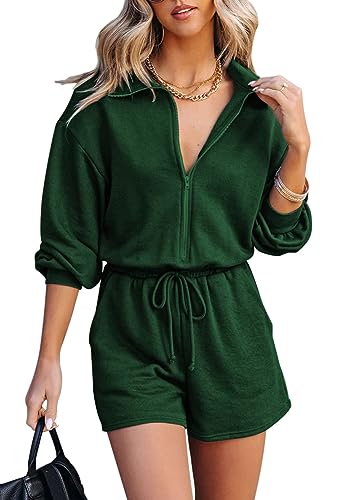 Green Lounge Wear Jumpsuit