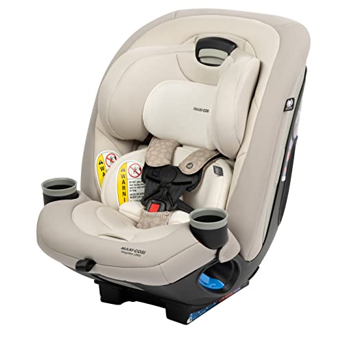 Maxi-Cosi Magellan LiftFit All-in-One Convertible Car Seat, 5-in-1 Seating System for Children from Birth to 10 Years (5-100 lbs), Topia Tan