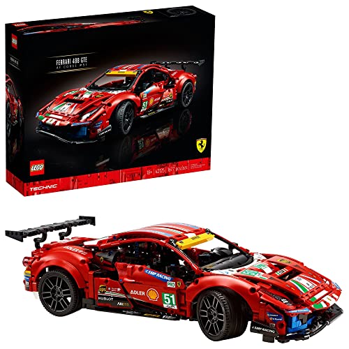 Technic Ferrari 488 GTE 42125: GT Series Thrill! Exclusive for adult builders. 🏎️