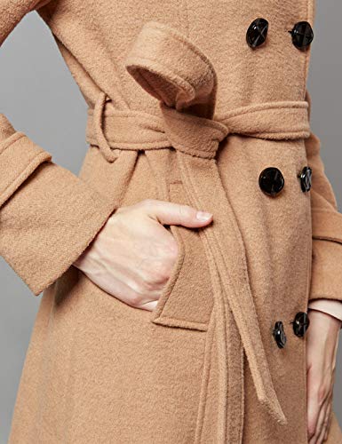 Camel Wool Belted Coat - The Superstacks