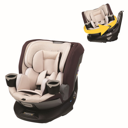 Safety 1st Turn and Go 360 DLX Rotating All-in-One Car Seat, Provides 360¡ seat Rotation, Dunes Edge