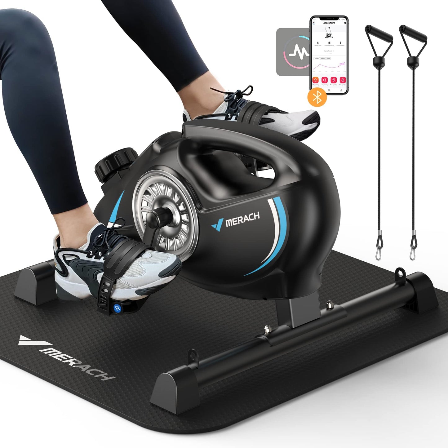 Under Desk Bike Pedal Exerciser 🚴‍♂️💨