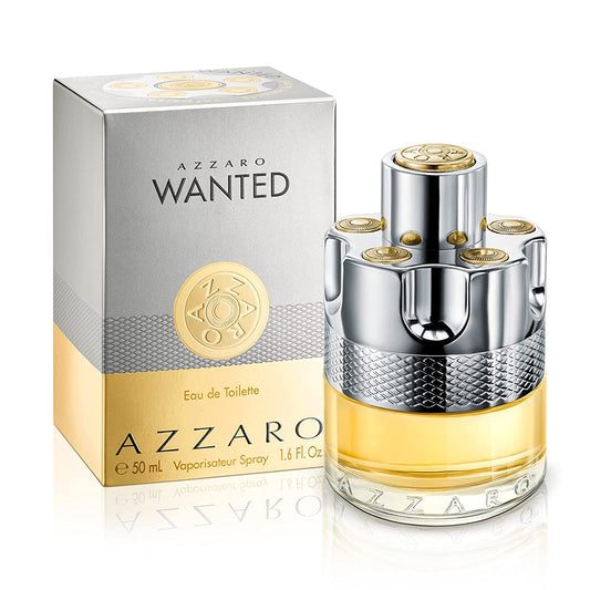 Azzaro Wanted EDT - Woody, Citrus & Spicy Men's Cologne, Cardamom, Lemon