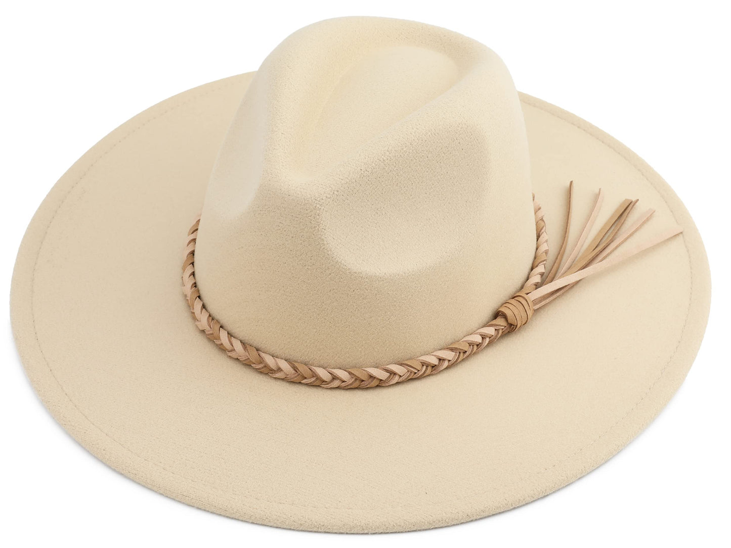 Big Wide Brim Women Fedora Hat