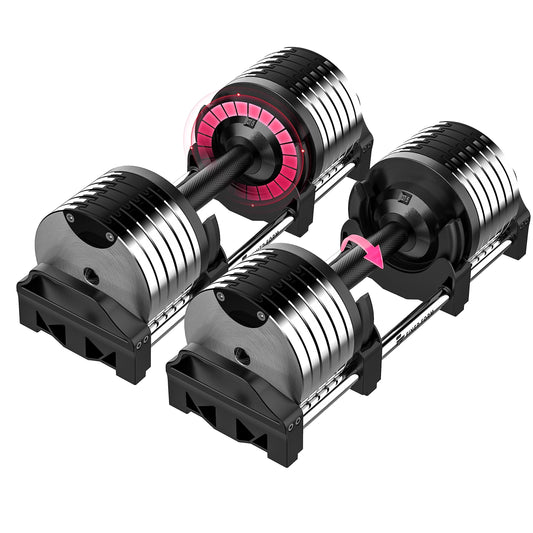 Adjustable Dumbbells: Space-Saving